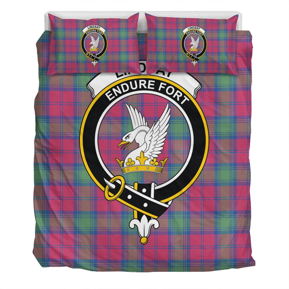 Lindsay Ancient Crest Tartan Bedding Set