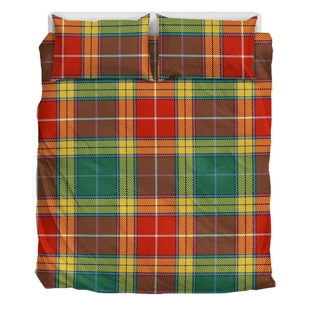 Buchanan Old Set Weathered Tartan Classic Bedding Set