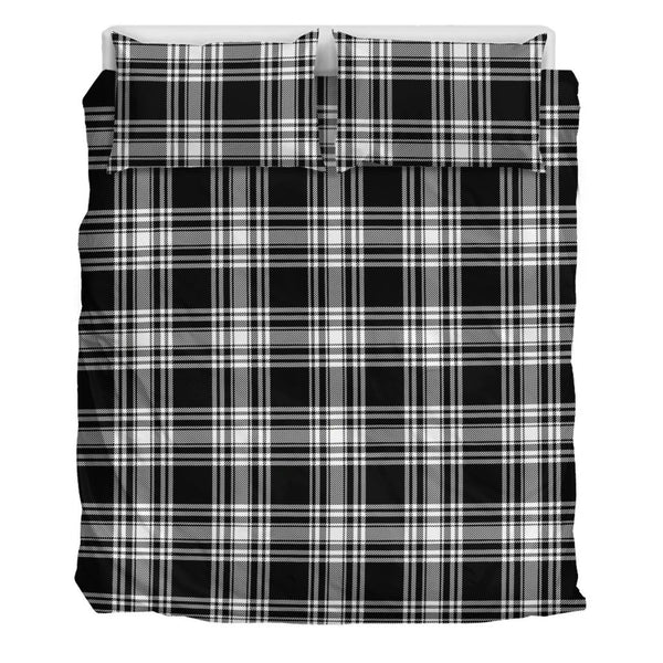 Menzies Black & White Modern Tartan Classic Bedding Set