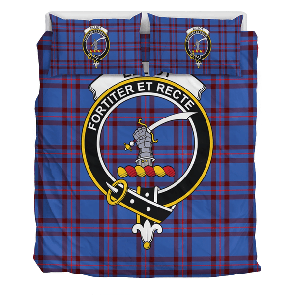 Elliot Modern Crest Tartan Bedding Set