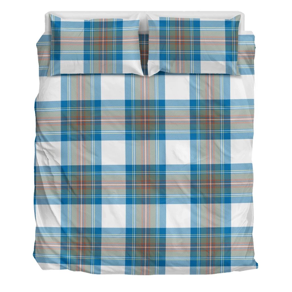 Stewart Muted Blue Tartan Classic Bedding Set