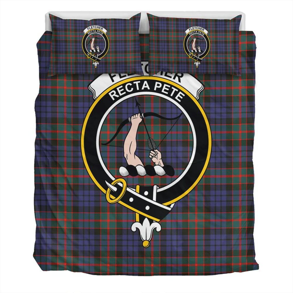 Fletcher of Dunans Crest Tartan Bedding Set