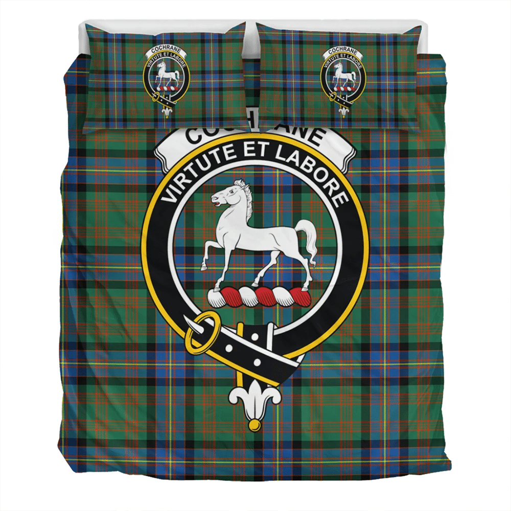 Cochrane Ancient Crest Tartan Bedding Set