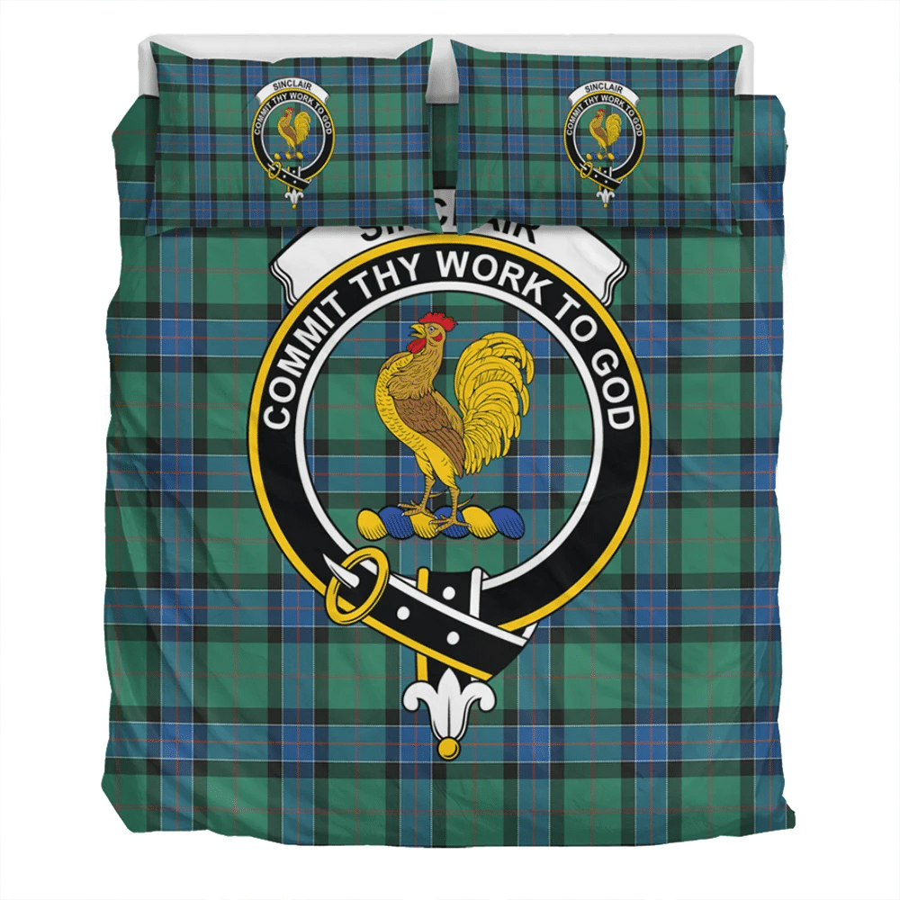 Sinclair Hunting Ancient Crest Tartan Bedding Set