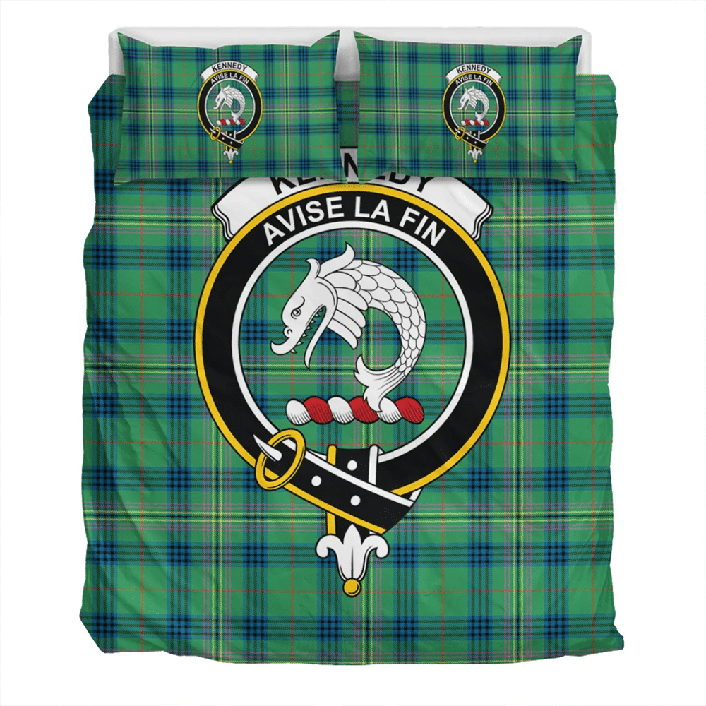 Kennedy Ancient Crest Tartan Bedding Set