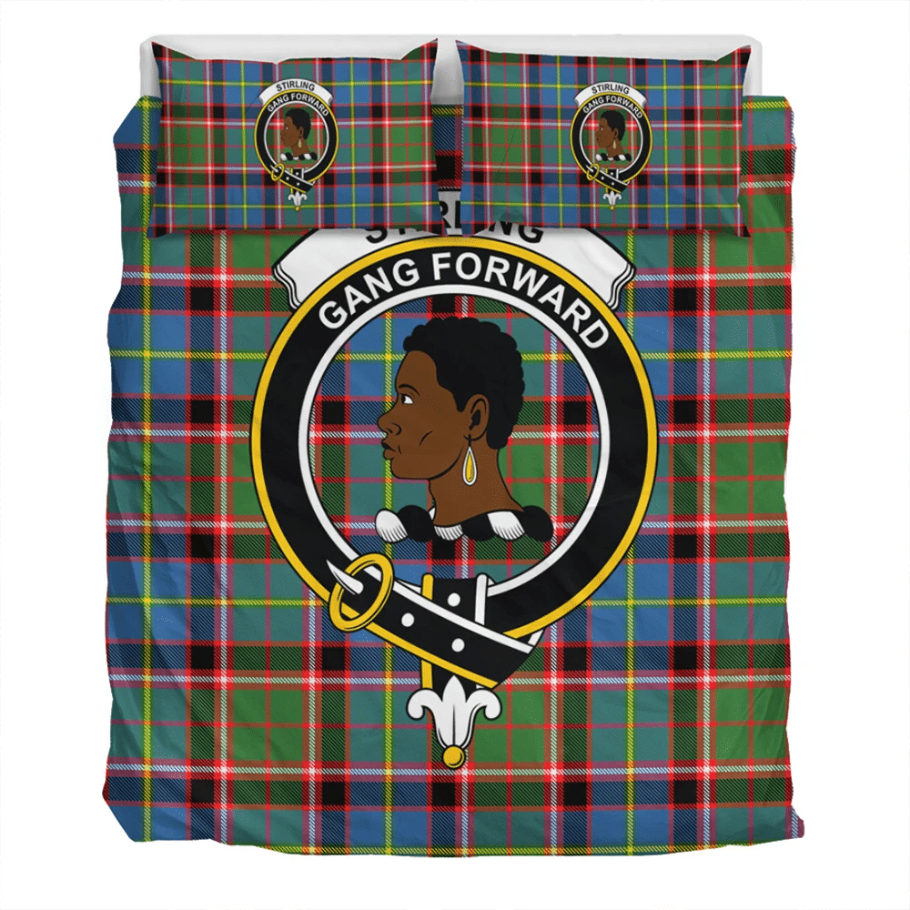 Stirling & Bannockburn District Crest Tartan Bedding Set