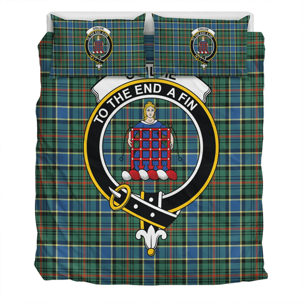 Ogilvie Hunting Modern Crest Tartan Bedding Set