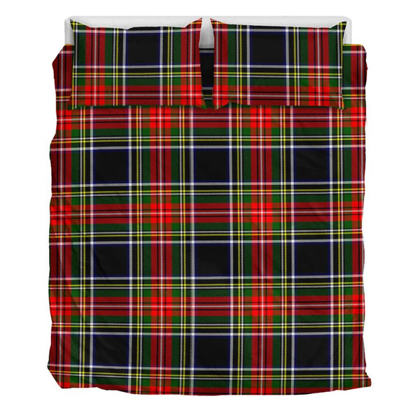 Stewart Black Tartan Classic Bedding Set