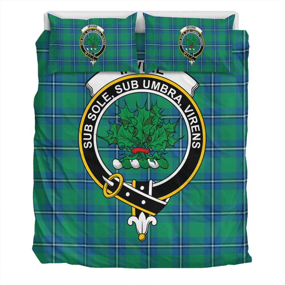 Irvine Ancient Crest Tartan Bedding Set