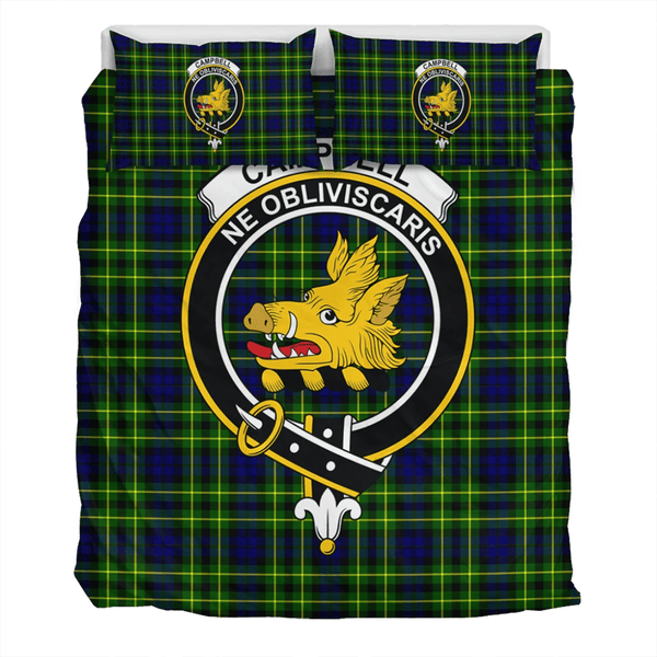 Campbell of Breadalbane Modern Crest Tartan Bedding Set