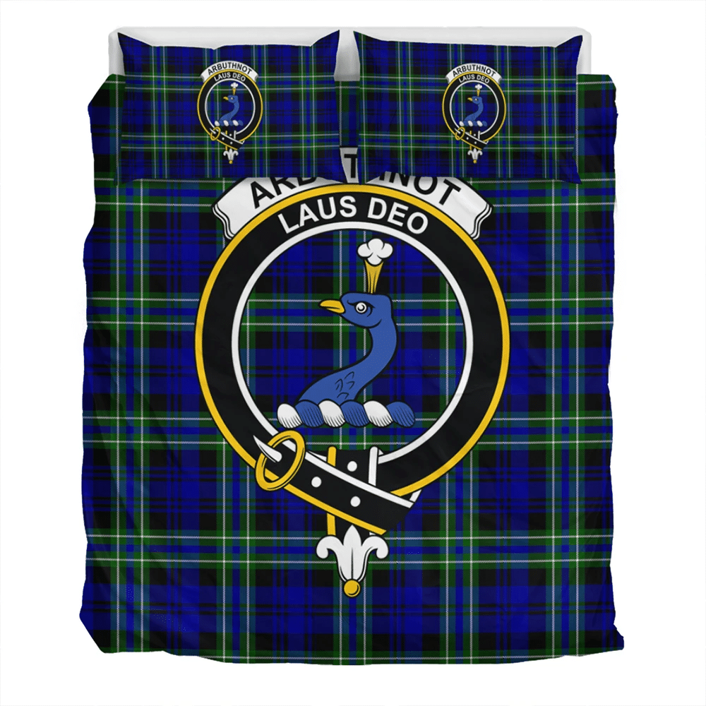 Arbuthnot Modern Crest Tartan Bedding Set