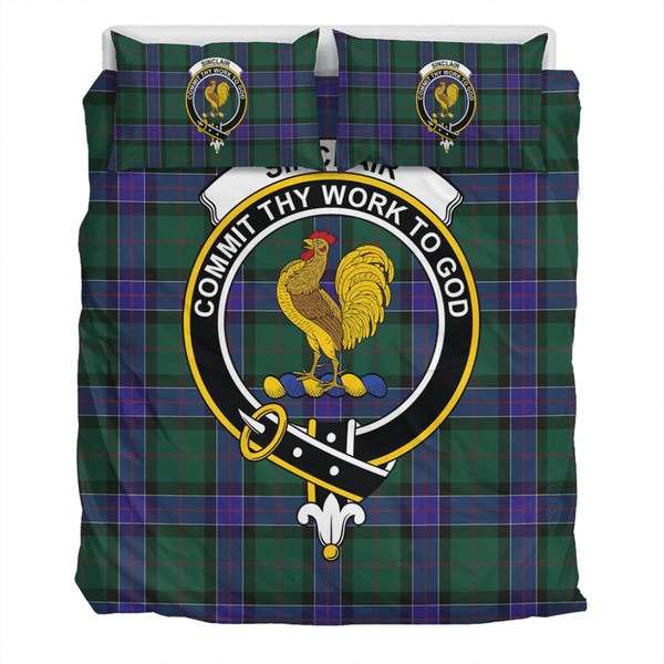 Sinclair Hunting Modern Crest Tartan Bedding Set