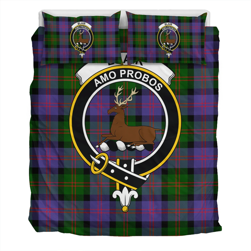 Blair Modern Crest Tartan Bedding Set