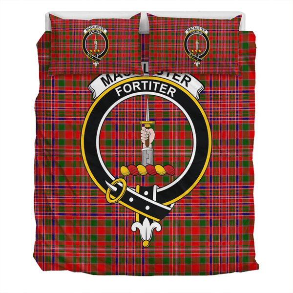 MacAlister Modern Crest Tartan Bedding Set