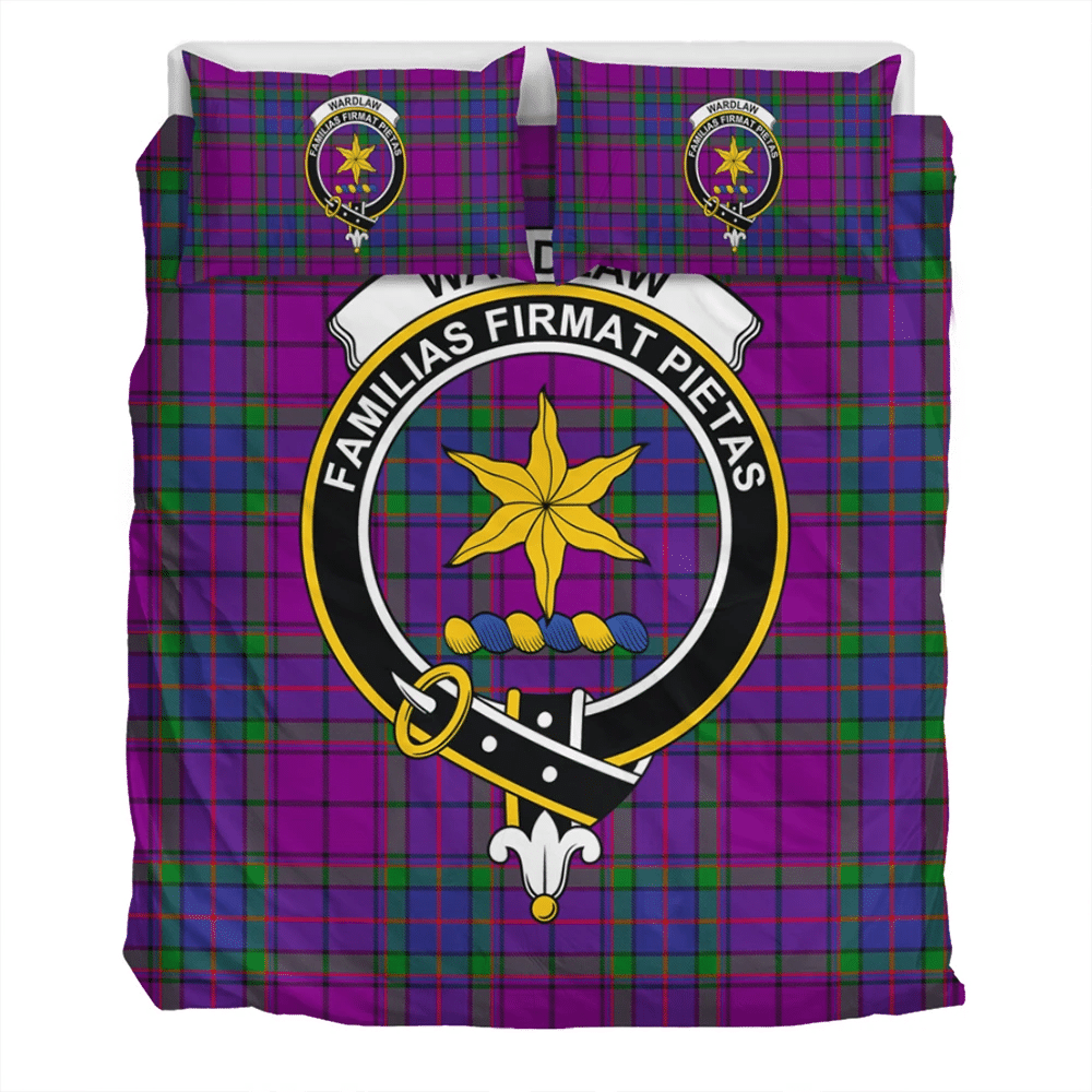 Wardlaw Modern Crest Tartan Bedding Set