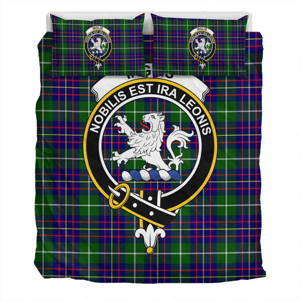 Inglis Modern Crest Tartan Bedding Set