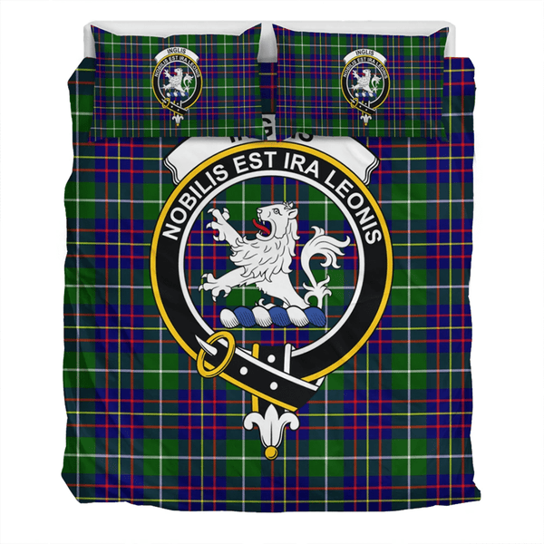 Inglis Modern Crest Tartan Bedding Set