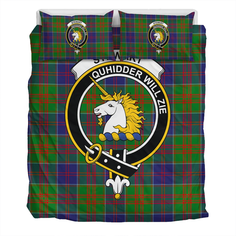 Stewart of Appin Hunting Modern Crest Tartan Bedding Set