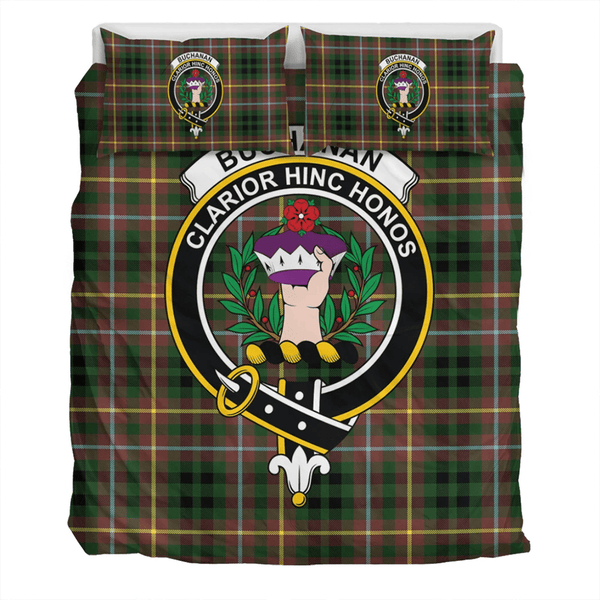 Buchanan Hunting Crest Tartan Bedding Set