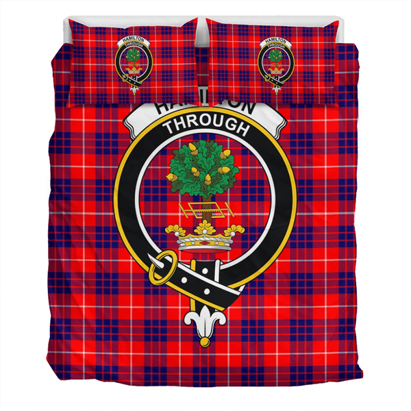 Hamilton Modern Crest Tartan Bedding Set