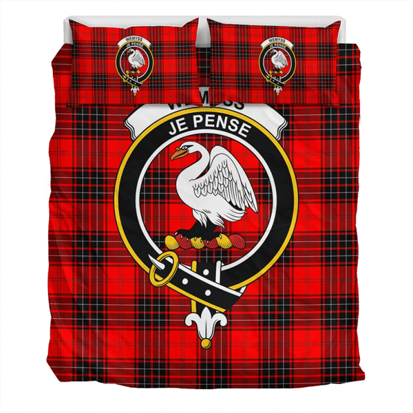 Wemyss Modern Crest Tartan Bedding Set