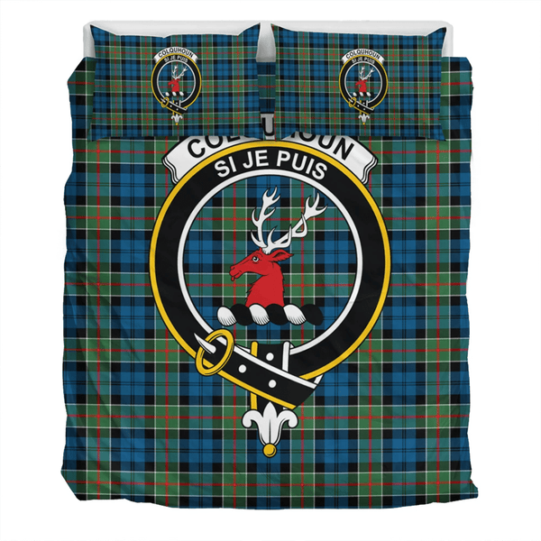 Colquhoun Ancient Crest Tartan Bedding Set