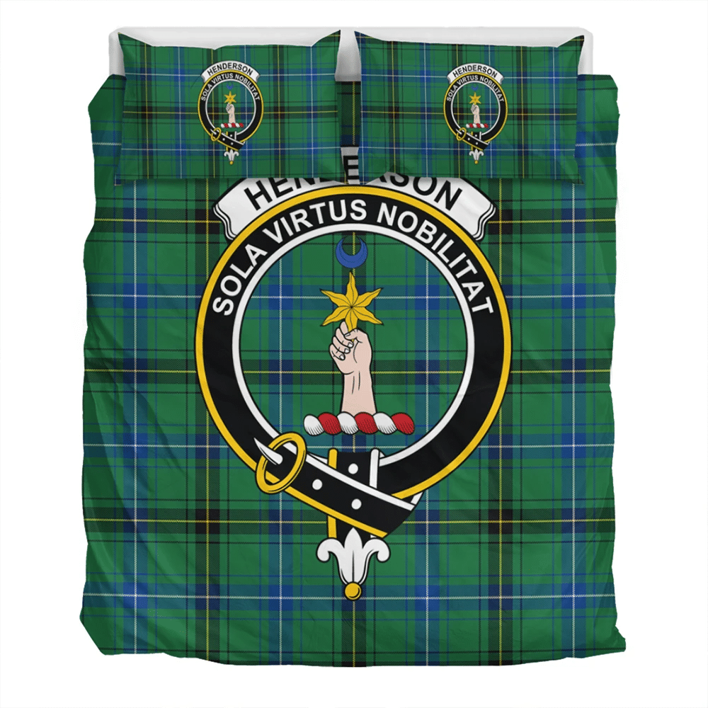 Henderson Ancient Crest Tartan Bedding Set