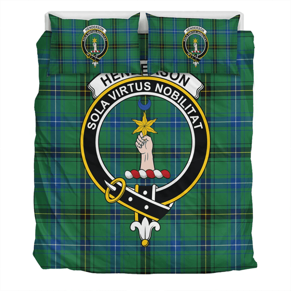 Henderson Ancient Crest Tartan Bedding Set