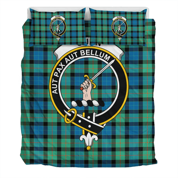 Gunn Ancient Crest Tartan Bedding Set