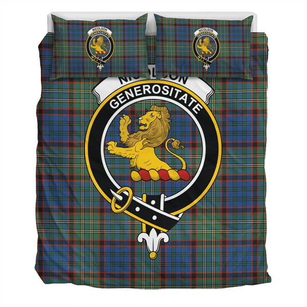 Nicolson Hunting Ancient Crest Tartan Bedding Set