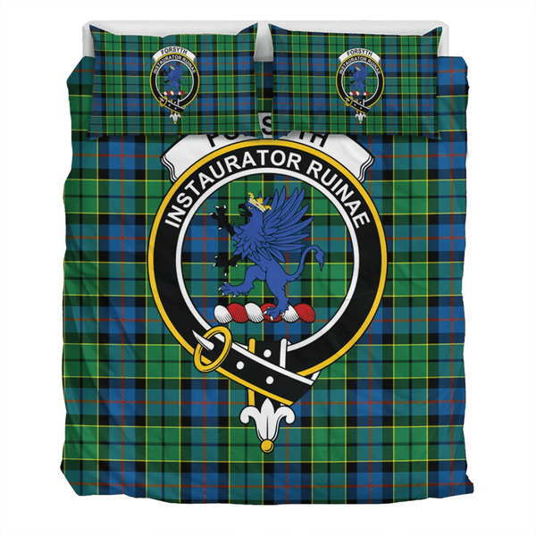 Forsyth Ancient Crest Tartan Bedding Set