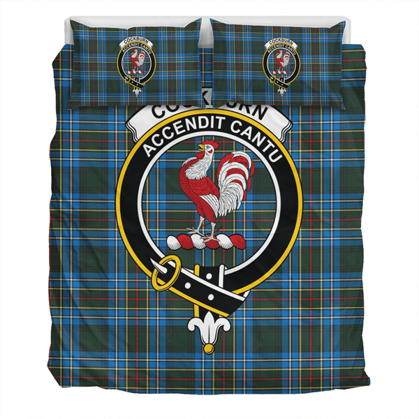 Cockburn Modern Crest Tartan Bedding Set