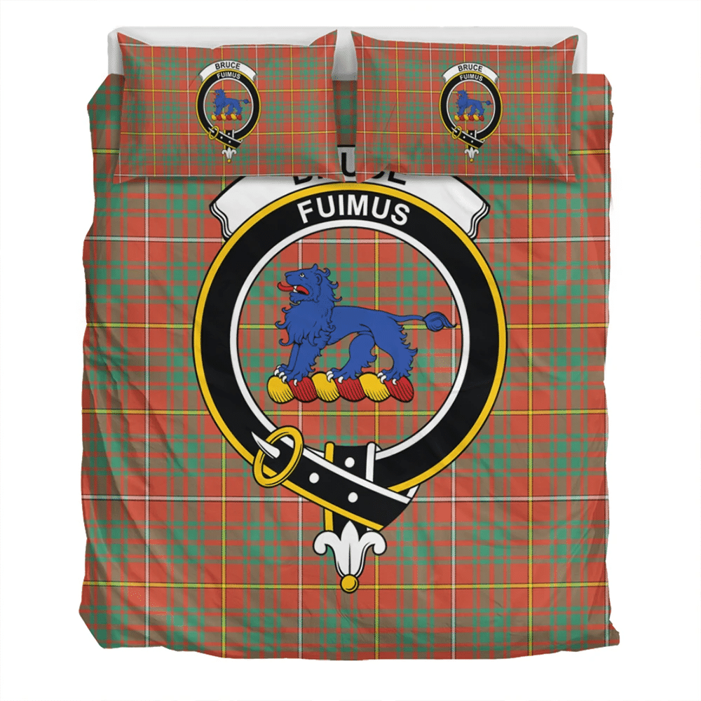 Bruce Ancient Crest Tartan Bedding Set