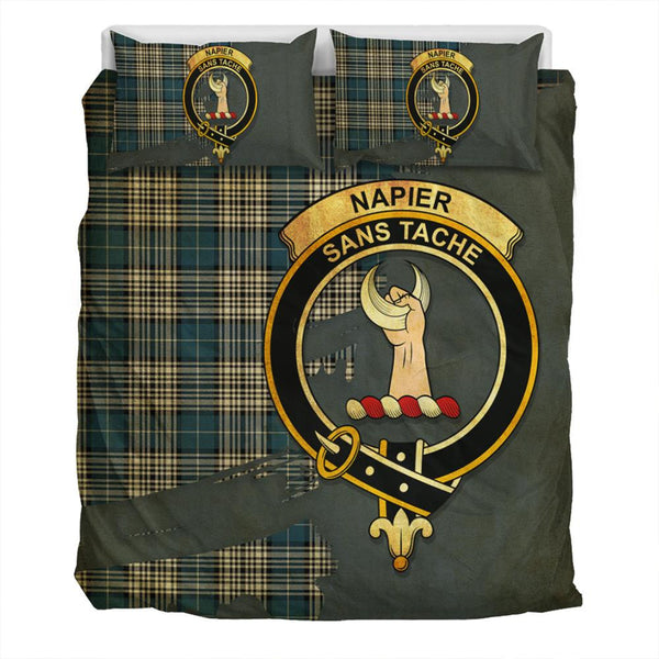 Napier Modern Tartan Classic Crest Bedding Set