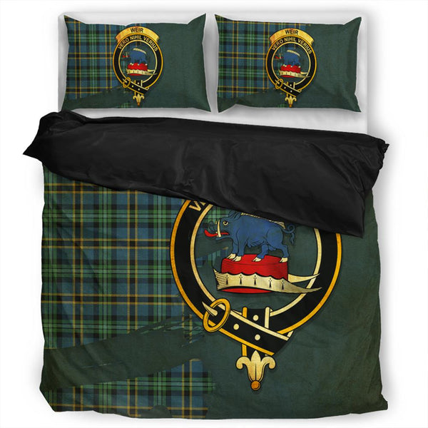 Weir Ancient Tartan Classic Crest Bedding Set