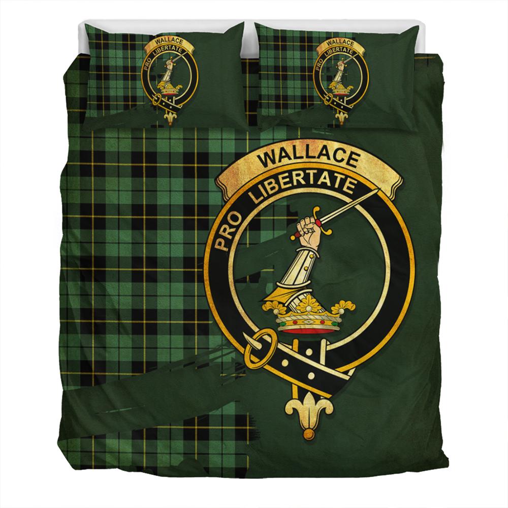 Wallace Hunting Ancient Tartan Classic Crest Bedding Set