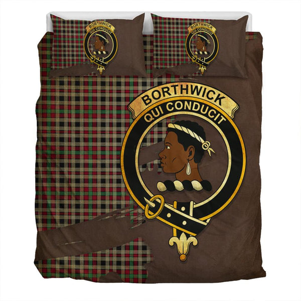 Borthwick Ancient Tartan Classic Crest Bedding Set