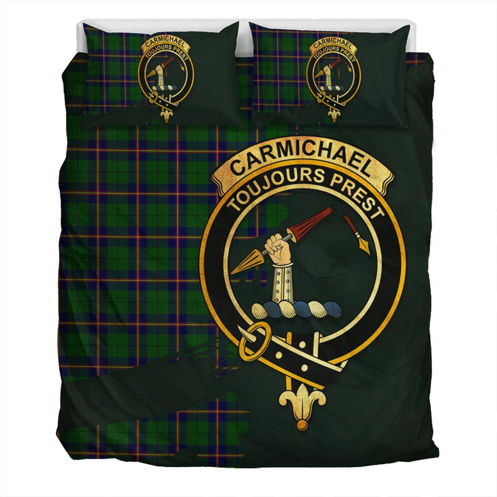 Carmichael Modern Tartan Classic Crest Bedding Set