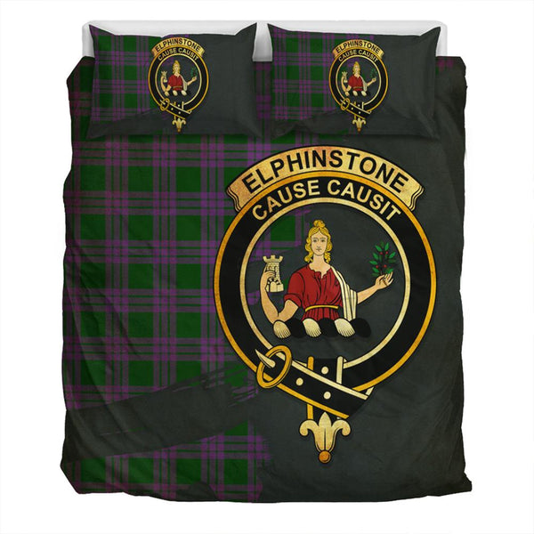 Elphinstone Tartan Classic Crest Bedding Set