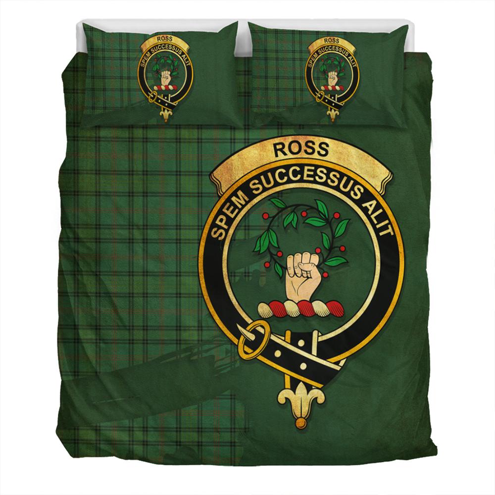 Ross Hunting Ancient Tartan Classic Crest Bedding Set