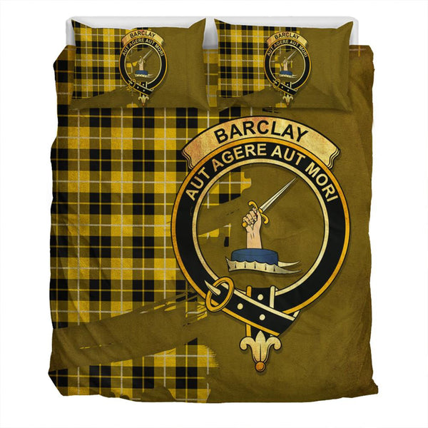 Barclay Dress Modern Tartan Classic Crest Bedding Set