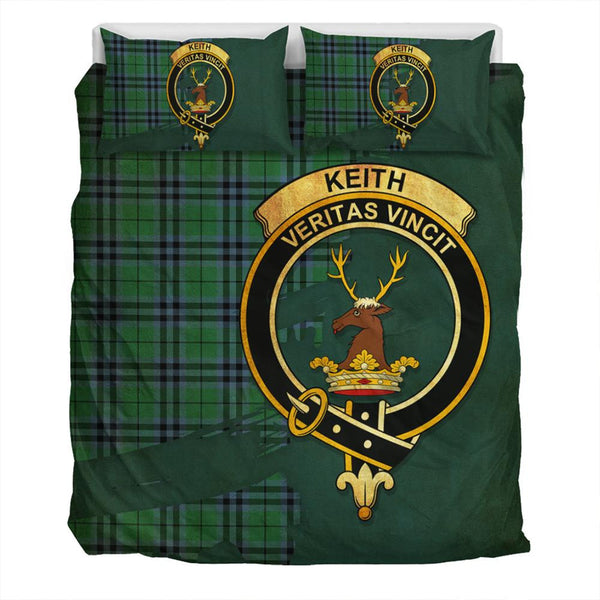 Keith Ancient Tartan Classic Crest Bedding Set