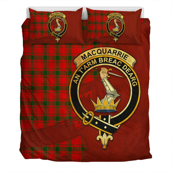 MacQuarrie Modern Tartan Classic Crest Bedding Set