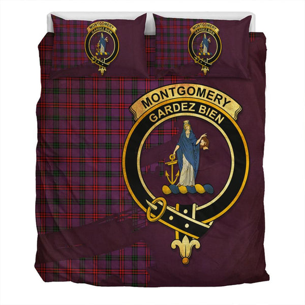 Montgomery Modern Tartan Classic Crest Bedding Set