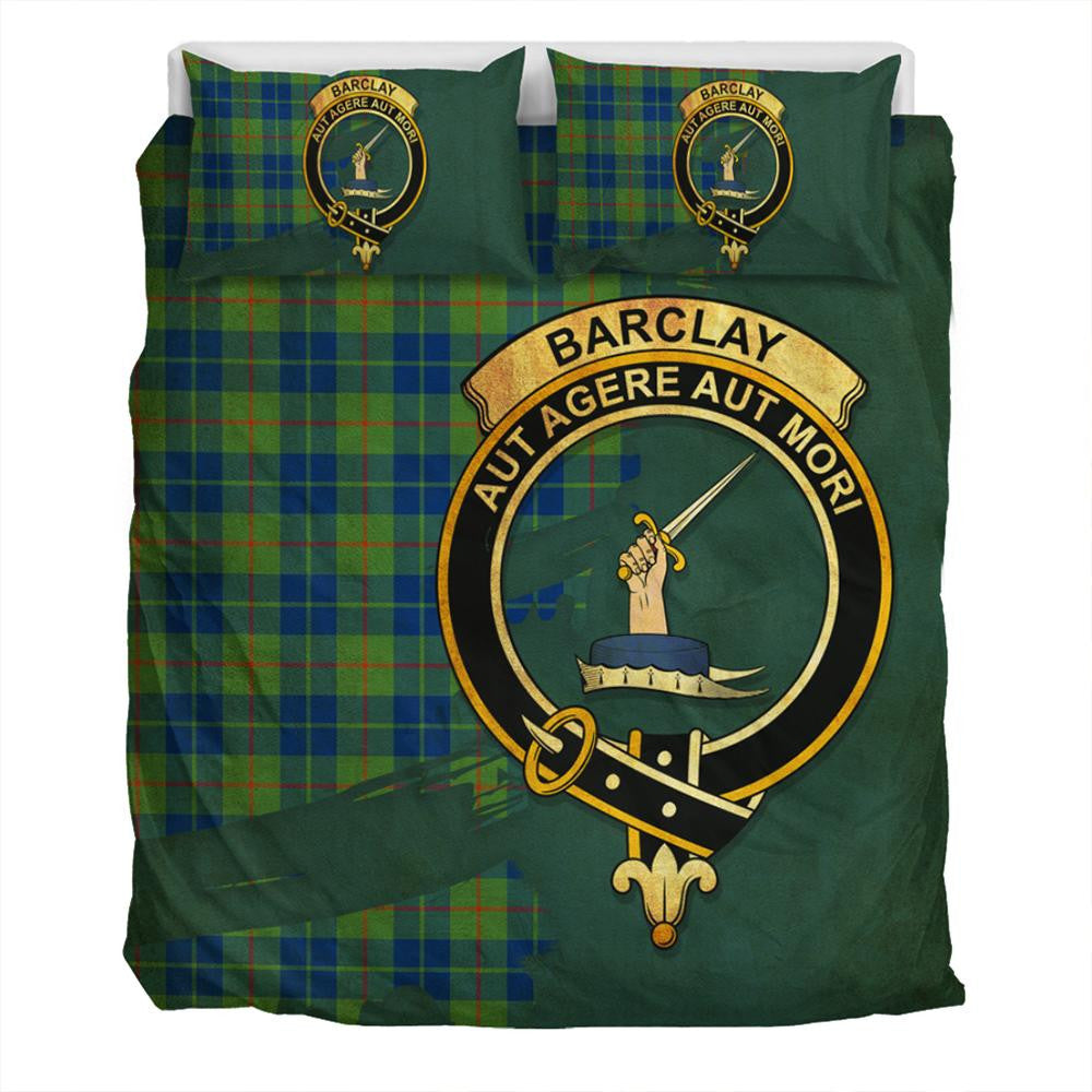 Barclay Hunting Ancient Tartan Classic Crest Bedding Set