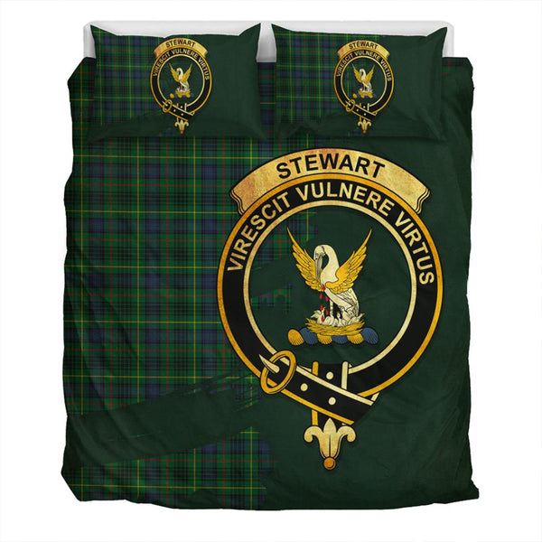 Stewart Hunting Modern Tartan Classic Crest Bedding Set