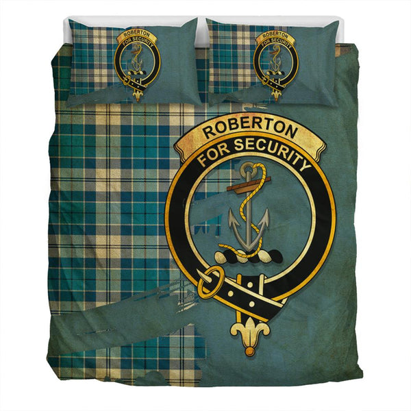 Roberton Tartan Classic Crest Bedding Set