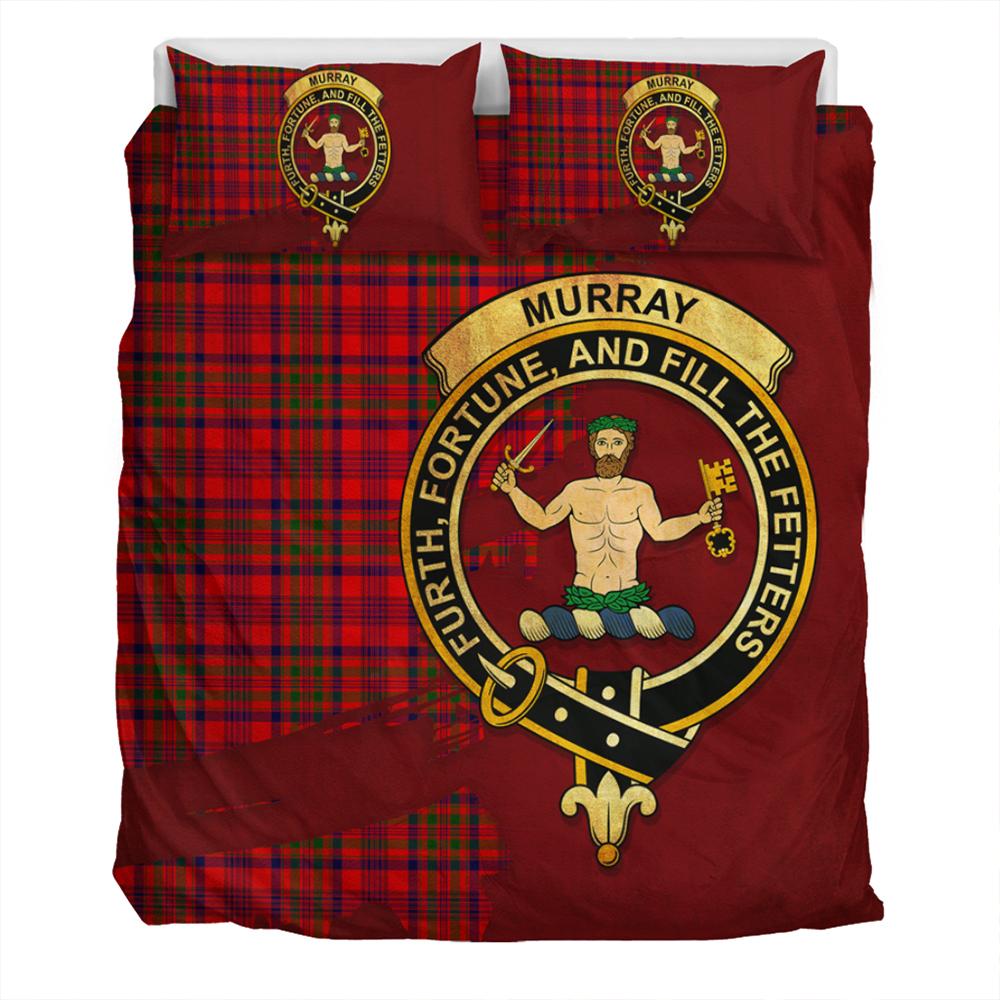 Murray of Tulloch Modern Tartan Classic Crest Bedding Set