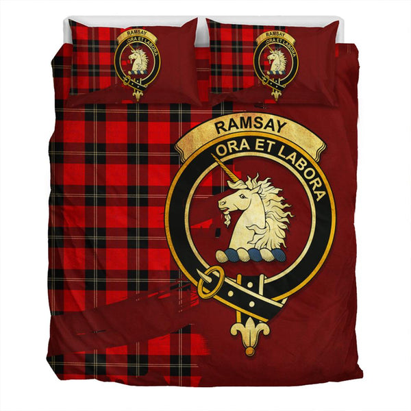 Ramsay Modern Tartan Classic Crest Bedding Set