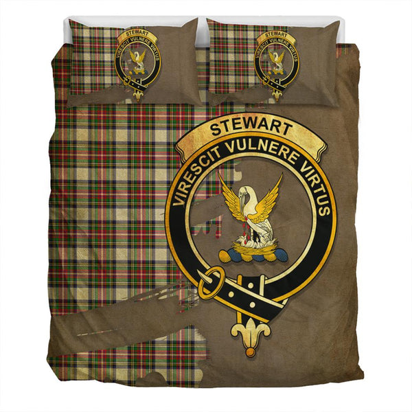 Stewart Dress Modern Tartan Classic Crest Bedding Set